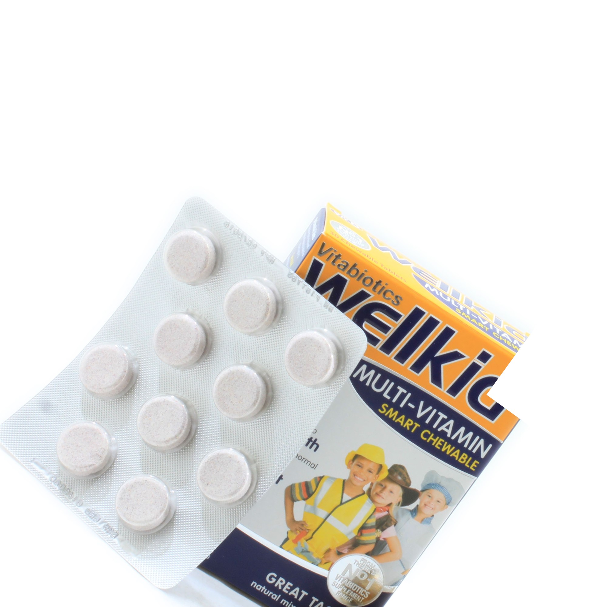 ول کید مولتی ویتامین جویدنی کودکان ویتابیوتیکس WELLKID MULTI VITAMIN